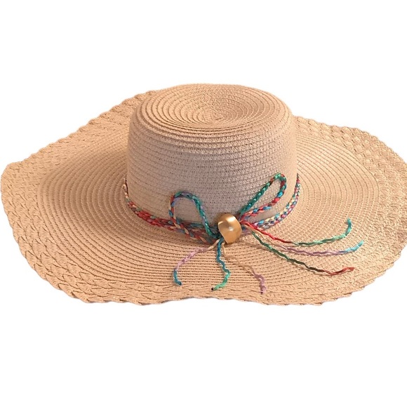 Straw Sun Beach Hat - Picture 2 of 7